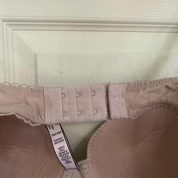 Victoria's Secret Women's Pink Dream Angels Lined Demi Lace Bra Size 34DD - Picture 6 of 8